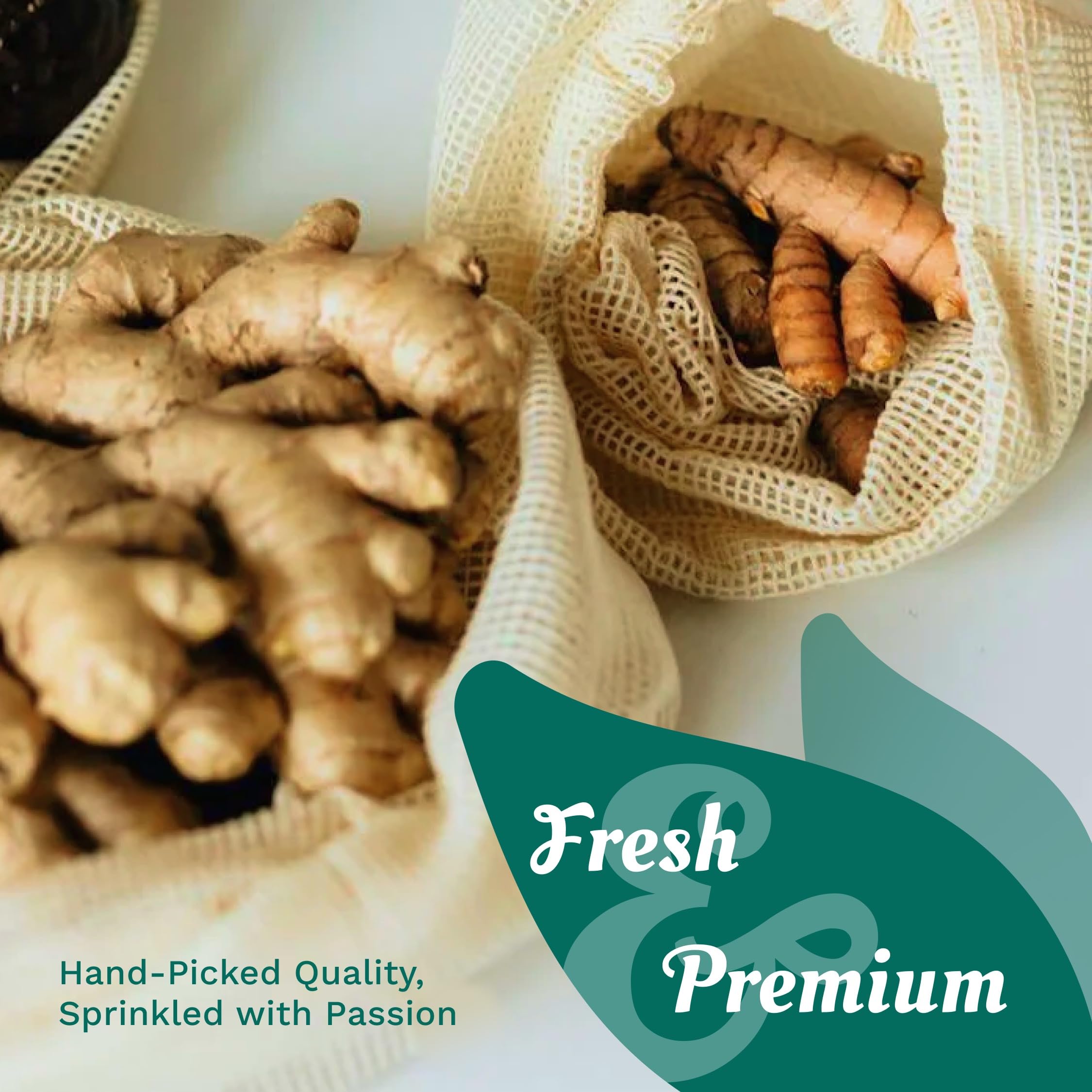 Amazon.com: 4 lbs Fresh Ginger Roots + Turmeric Root Combo (2 lbs